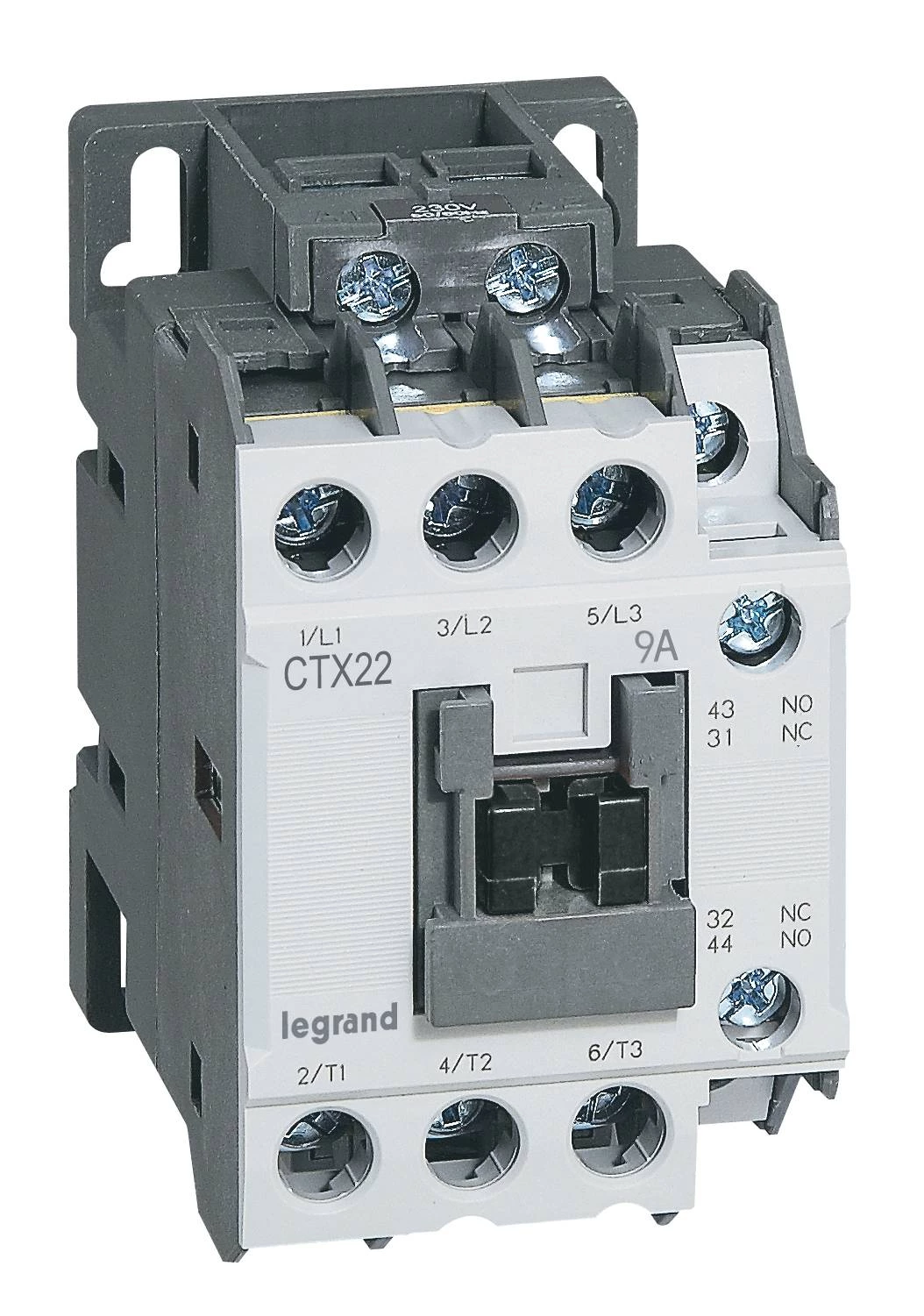 Контактор CTX3 3P 9A 1но1нз ~110V