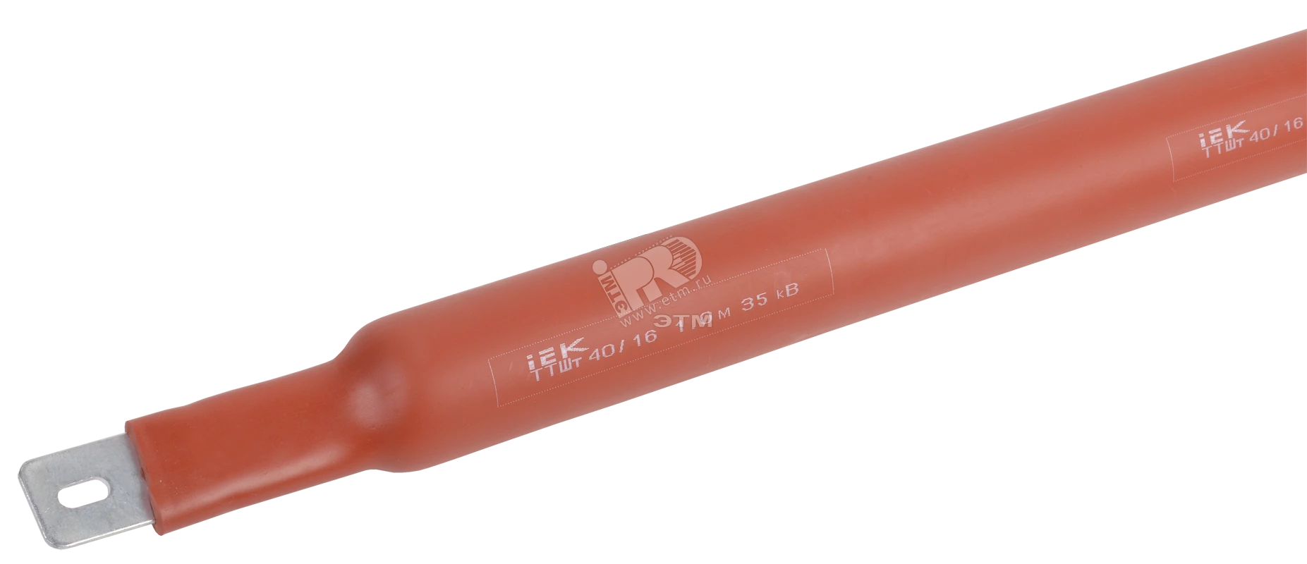 Термоусаживаемая трубка ТТШт 180/58 35 кВ 2,5:1 красная 1м IEK