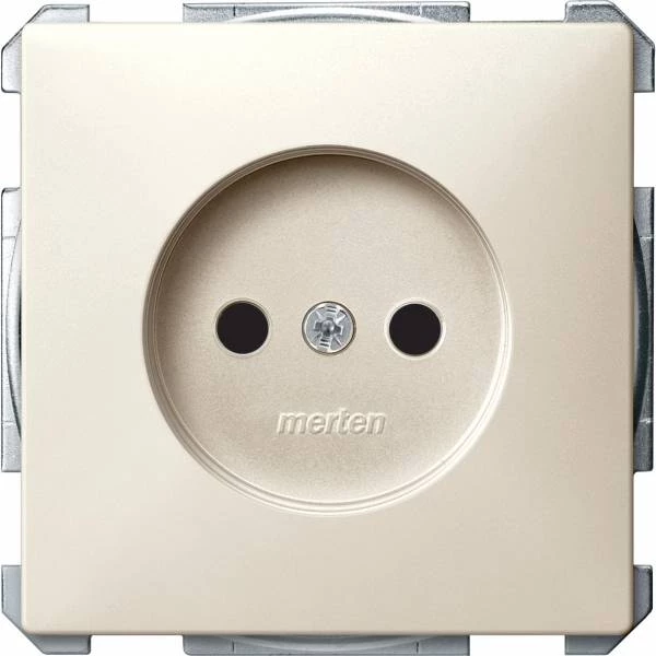 MERTEN Механизм розетки 16А б з/к с/шт. беж. QF SD