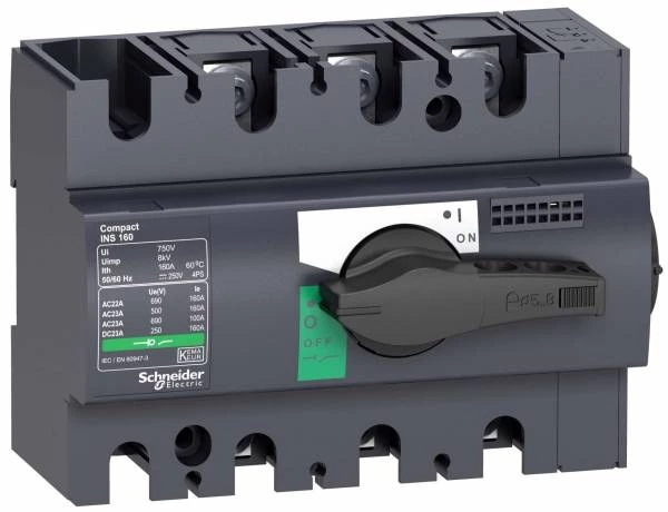 Выключатель-разъединитель INS100 3 положения полюса Schneider Electric