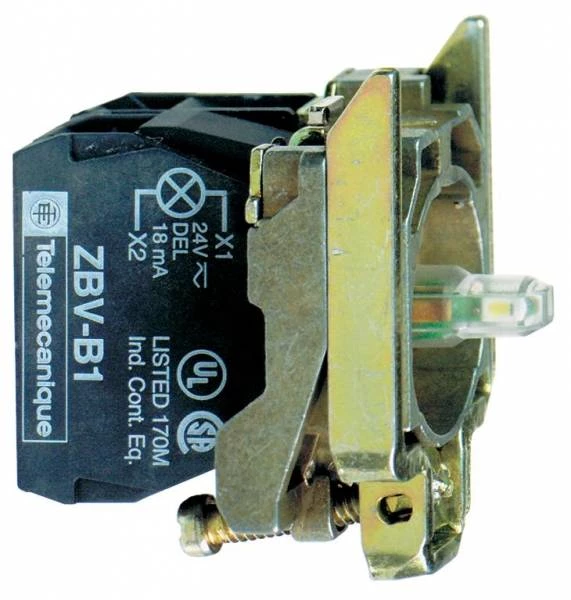 КОРПУС КНОПКИ 22ММ 24В С ПОДСВЕТКОЙ ZB4BW0B32