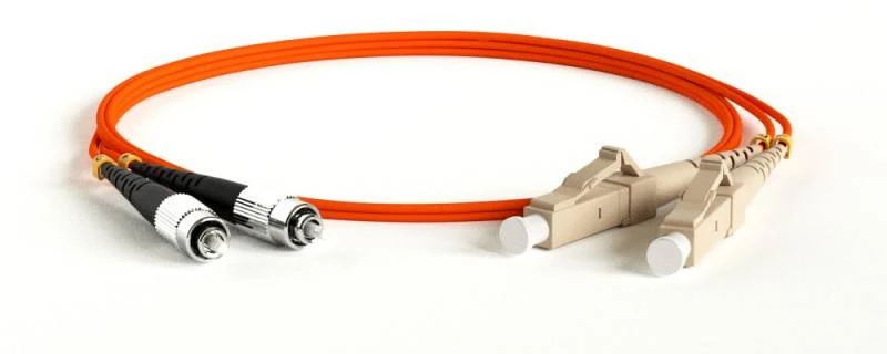 Патч-корд волоконно-оптический (шнур) MM 50/125, FC-LC, duplex, LSZH, 1 м Hyperline