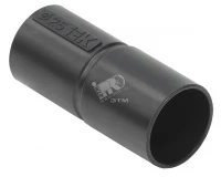 Муфта труба-труба GI32G IEK черный