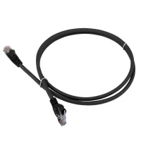 Патч-корд LANMASTER LSZH UTP кат.6, 3.0 м, черный