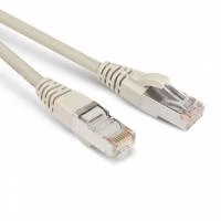 Патч-корд F/UTP, экранированный, Cat.5е, LSZH, 20 м, серый Hyperline