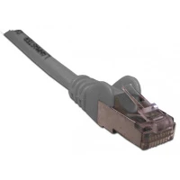 Патч-корд LANMASTER LSZH FTP кат.6, 0.5 м, серый