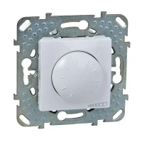ДИММЕР ПОВОРОТНЫЙ  40-400W, ПЕРЕКЛЮЧАТЕЛЬ БЕЛЫЙ