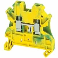 Клеммник винтовой с заземлением 4мм.кв 2 точки подключения NSYTRV42PE Schneider Electric