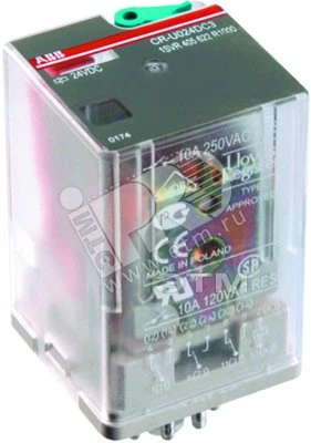 Реле CR-U024AC2 24B AC 2ПК (12A)