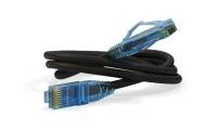 Патч-корд U/UTP, Cat.6, LSZH, 3 м, черный Hyperline