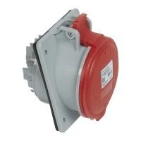 Розетка встраиваемая - 32А - 3К+H+З - 380 В - IР 44