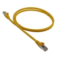 Патч-корд LANMASTER LSZH FTP кат.5e, 10 м, желтый