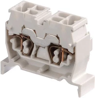 Клемма DS2,5/10,N,4L пружинная 2,5мм,кв, син,, мини, DIN3