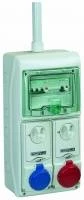 ЩИТ KAEDRA IP65 8МОД. + 2ОТВ. РОЗ 63А