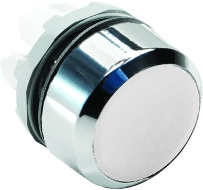 Кнопка MP2-20W белая (только корпус) без подсветки с фиксацией
