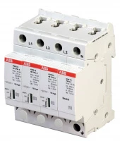 Ограничитель импульсных перенапряжений УЗИП OVR T2 3N 40-275 P TS QS ABB 2CTB803973R0500