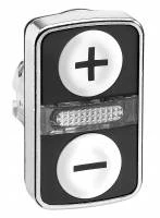 ГОЛОВКА КНОПКИ ДВОЙНАЯ С МАРКИРОВК + LED ZB4BW7A1715