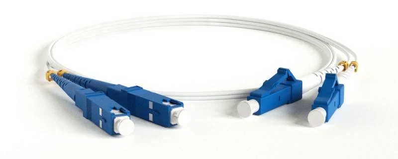 Патч-корд волоконно-оптический (шнур) SM 9/125 (G.657), LC/UPC-SC/UPC, 2.0 мм, duplex, LSZH, 1м Hyperline