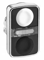 ГОЛОВКА КНОПКИ ДВОЙНАЯ БЕЗ МАРКИР + LED ZB4BW7A1720