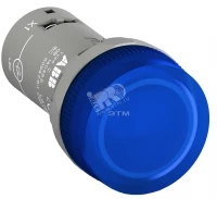 Лампа CL2-507L синяя со встроенным светодиодом 48-60ВAC/DC