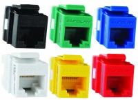 Розеточный модуль Keystone категории 5e, UTP, 1xRJ45, T568A/B, зеленый