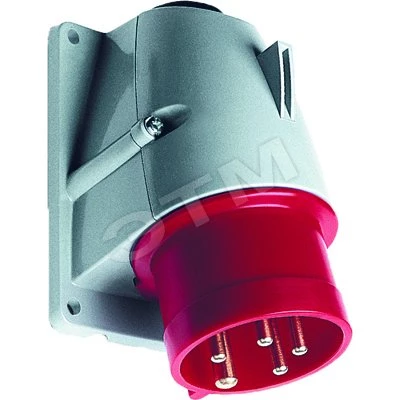 Вилка для монтажа на поверхность 316BS6, 16A, 3P+E, IP44, 6ч