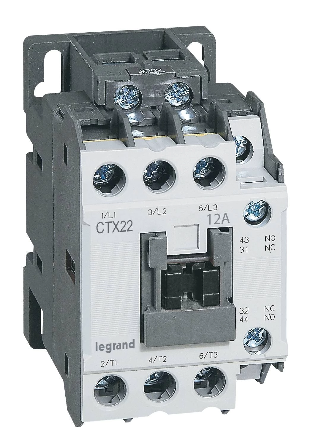 Контактор CTX3 3P 12A 1но1нз ~110V